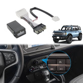 DXGTOZA Bronco Stop Eliminator cable mounted in engine bay for plug-and-play setup.