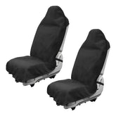 DXNQ 2PCS car towel seat cover with soft texture for comfortable drives.