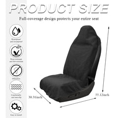 Non-slip backing with neoprene granules prevents sliding on every drive.