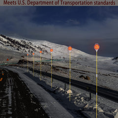 DXSIGN reflective markers boost safety and guide drivers in low-visibility conditions