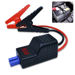 DY Power Sun EC5 clamps connected to a 12V battery showing secure grip and readiness