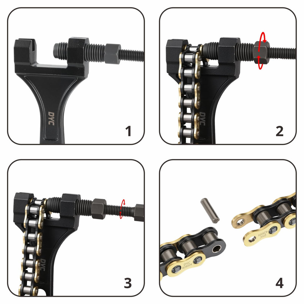 Chain brush helps remove grit to extend drive train life.