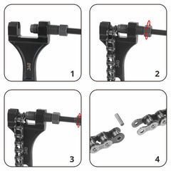 DYC Daiyoki chain brush keeps rollers clean for smoother operation.