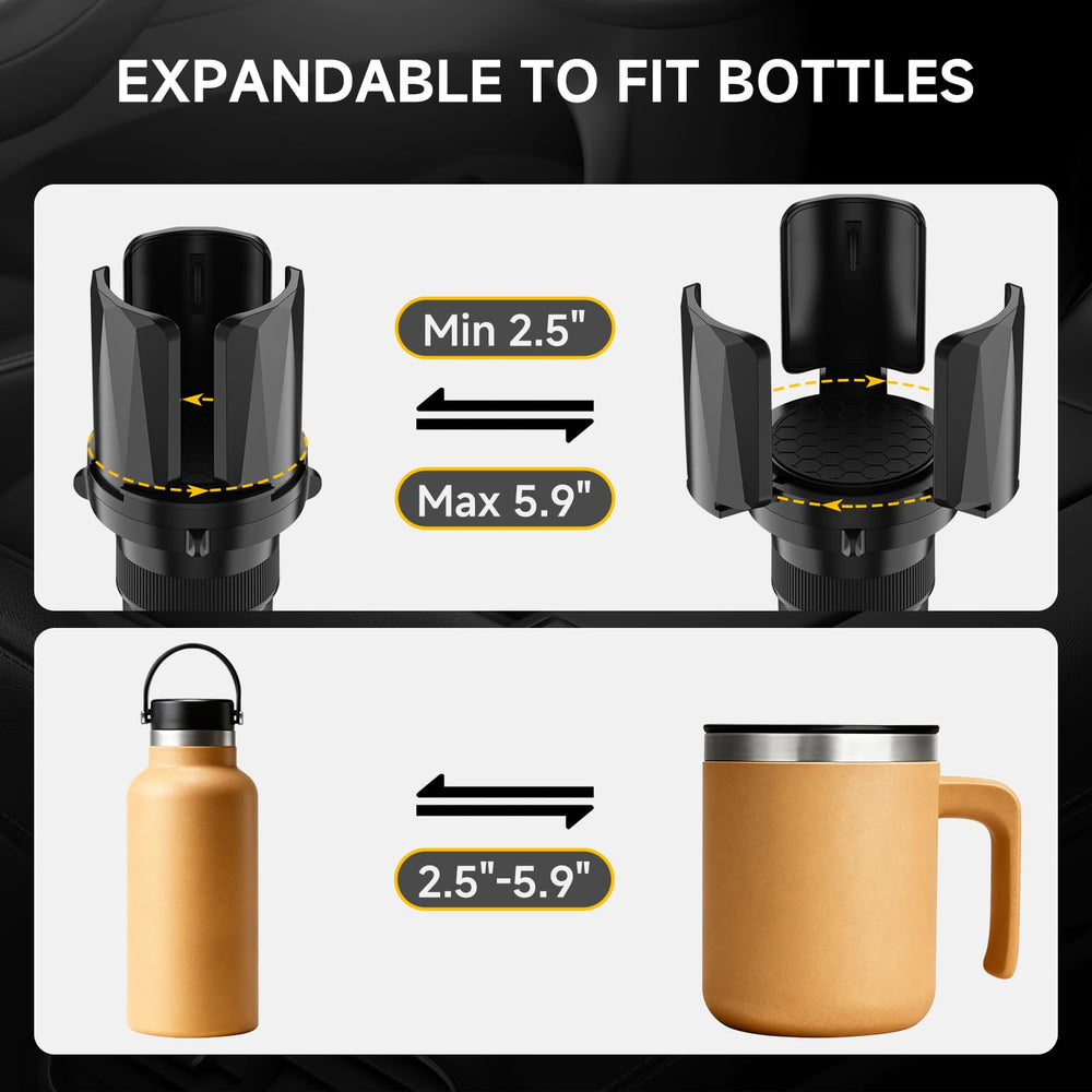 DYLEN compatible with Yeti Rambler and Hydro Flask bottles for stable travel