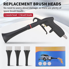 Dynaiency brush head large cleans upholstery and carpets with deeper reach.