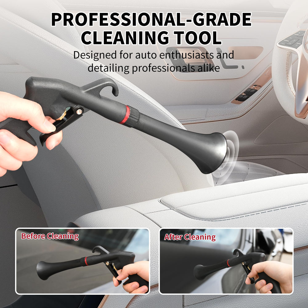 Dynaiency brush head small targets tight gaps and delicate surfaces for precise work.