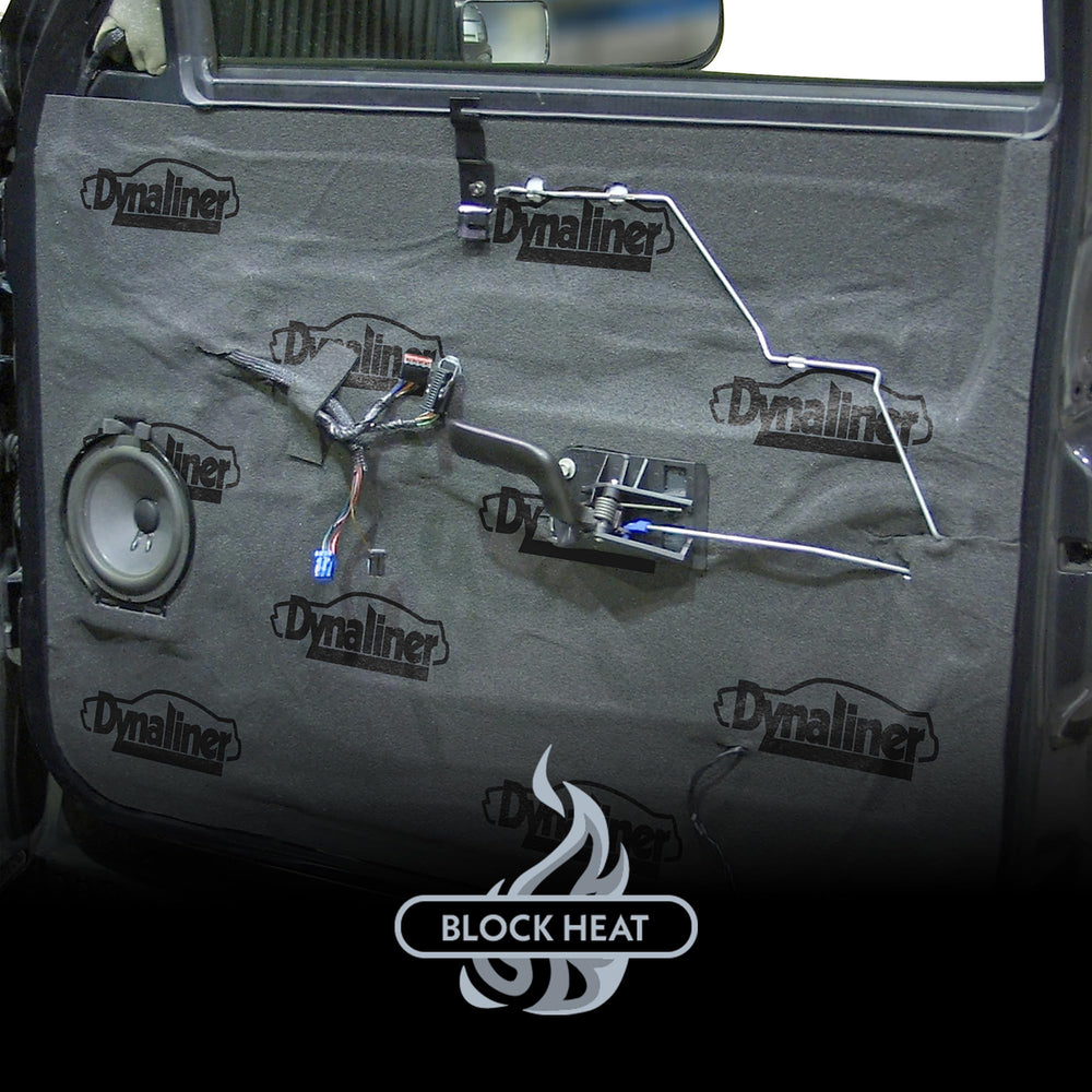 Dynamat Dynaliner self-adhesive backing enables fast, clean installation on floors