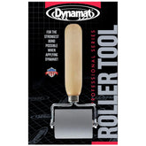 Dynamat Dynaroller adhesion tool for bubble-free sound dampening applications.