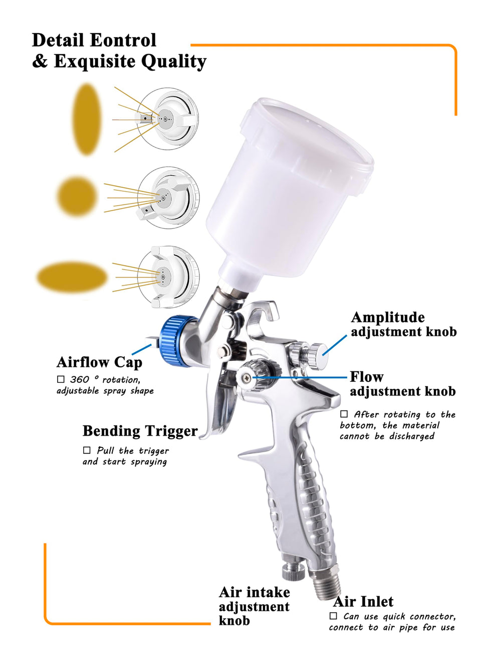 Dynastus HVLP setup showcases efficient transfer and reduced overspray for smoother finishes.