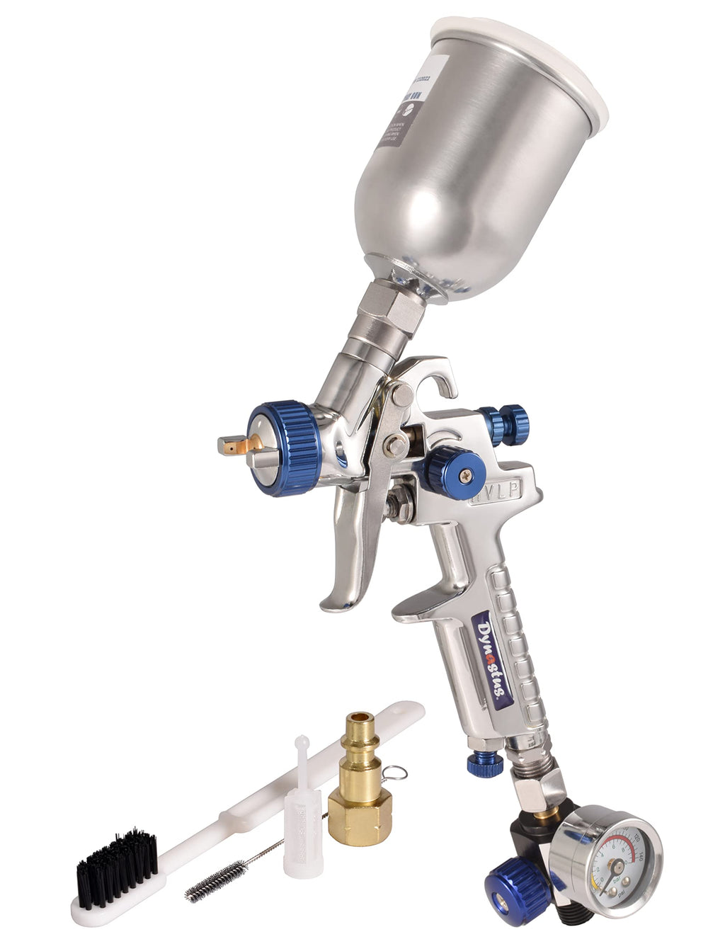 Dynastus Touch Up spray gun with 125cc cup for precise detail work