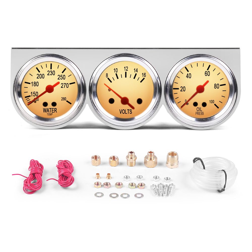 Dyno Racing 52mm fits hot rods and classics for versatile use.