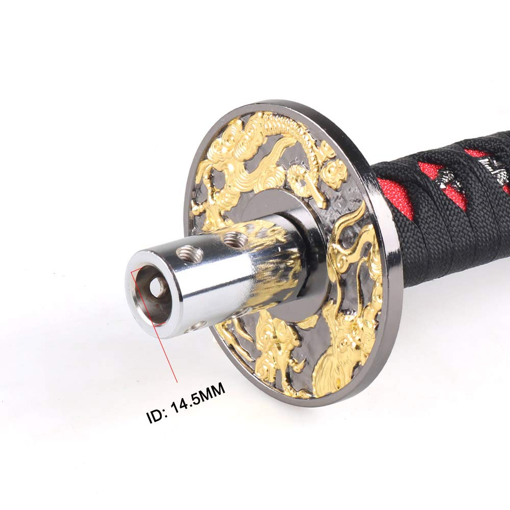 Dyno Racing Tsuba detail shows zinc alloy and aluminium accents.