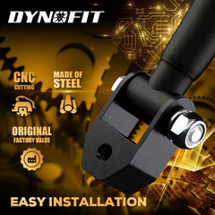 Dynofit 2-piece steel extenders enable reliable lift compatibility for 2-4 inch kits.