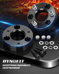 Dynofit 2in leveling kit CNC machined fit closeup highlights strong bolts