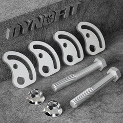 Dynofit camber bolts kit fits Chevy Silverado and GMC Sierra models.