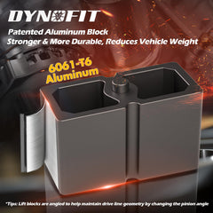 Dynofit CNC machined aluminum spacers deliver precision and corrosion resistance for added durability