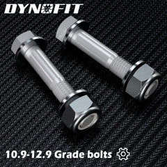 Dynofit extenders help maintain ride quality while reusing factory shocks.