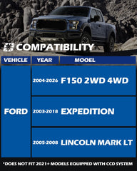 Dynofit F150 2-in lift kit with user-ready mounting studs aligned.