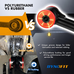 Dynofit F150 upper control arm showing replaceable ball joint for easy maintenance