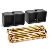 Dynofit rear 3-inch lift block for Silverado 1500 improves stance.