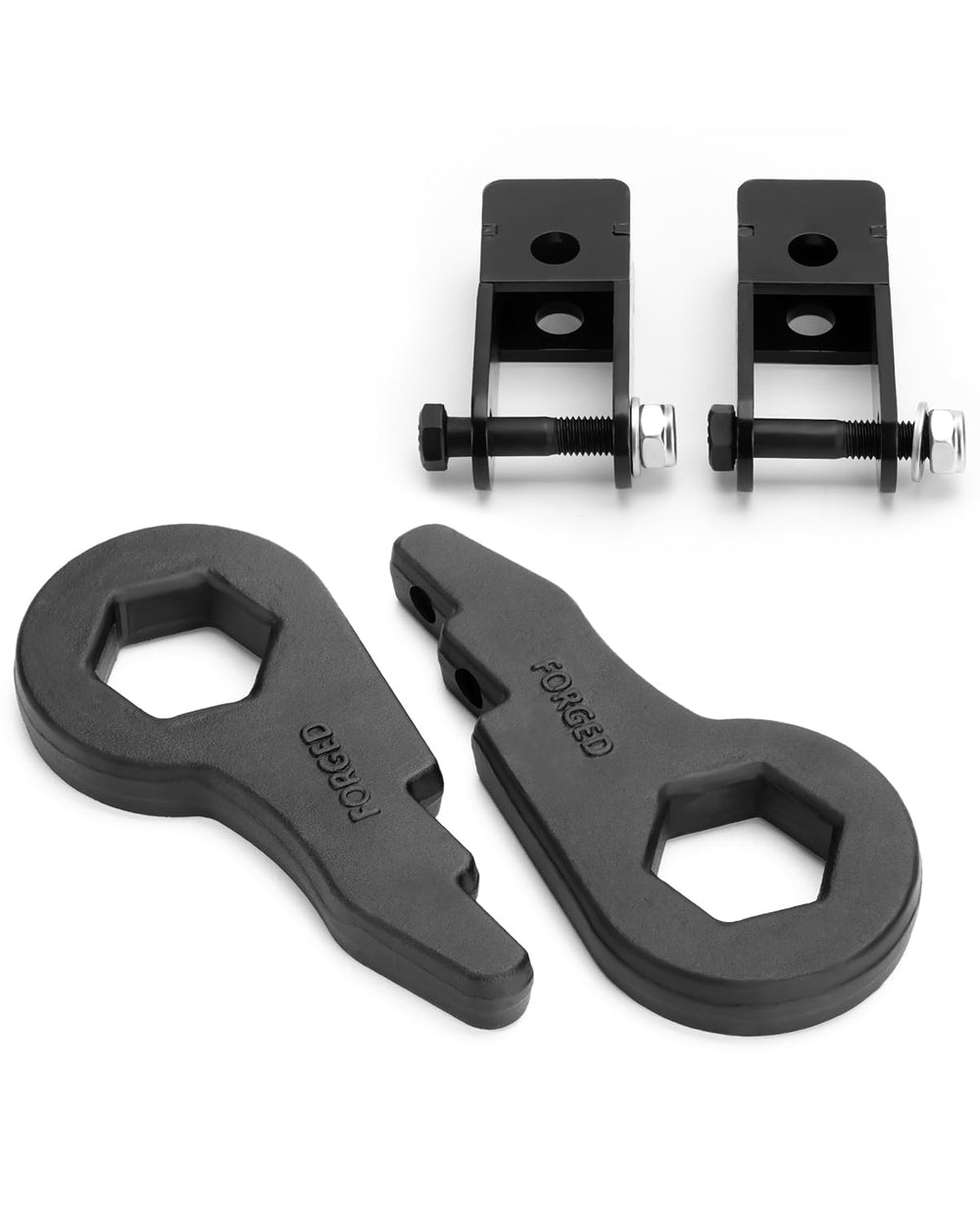 Dynofit torsion keys 1-3 inch lift for leveling and stance upgrade.