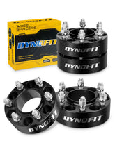 Dynofit wheel spacer side view enhances stance and tire clearance.