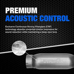 Dynomax Race Bullet 24215 lightweight design supports easier installation.
