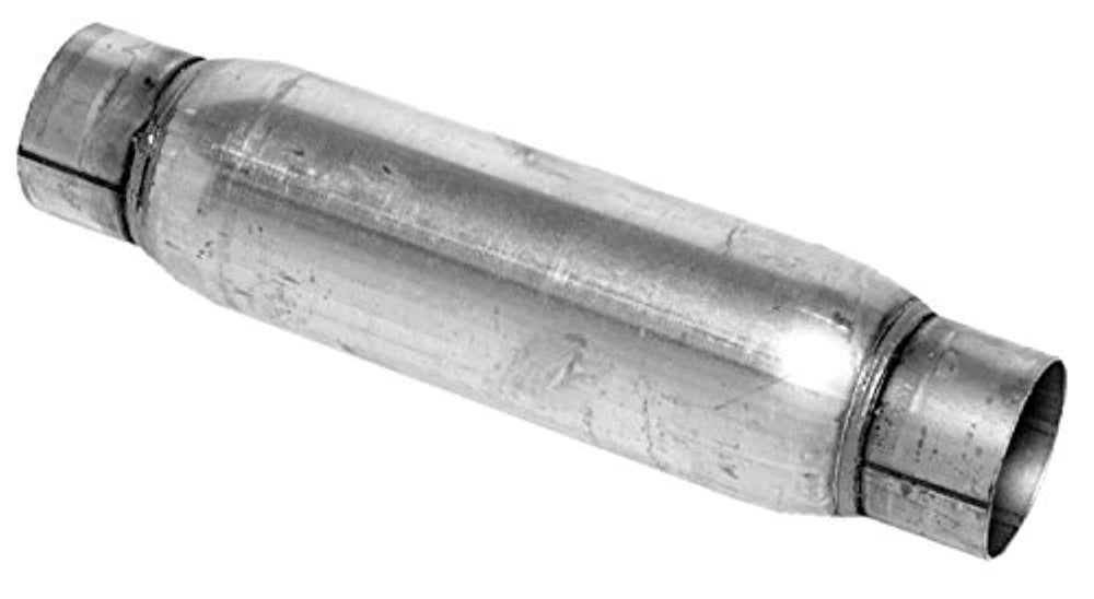 Dynomax Race Bullet 24215 welded construction detail signals durability for track use.