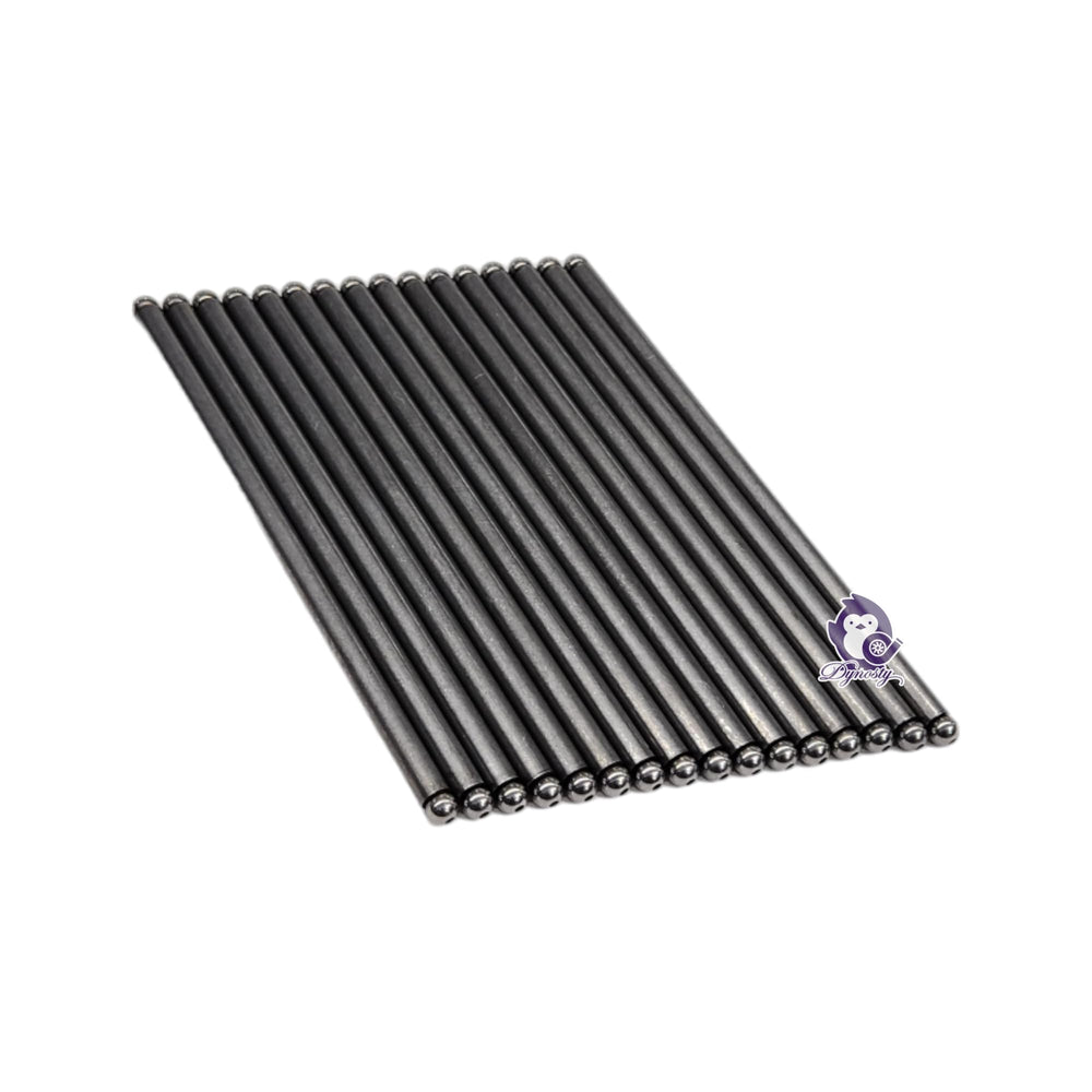 Dynosty BTR pushrods with 5/16 inch diameter maintain valve train geometry for mild cams
