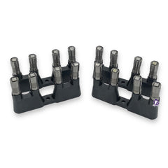 Guide trays ensure precise alignment during installation for consistent oiling.
