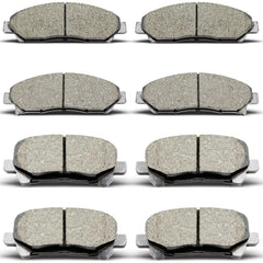 DYZJKWJW D1280 front brake pads pack for Honda Pilot; low dust design improves wheel cleanliness