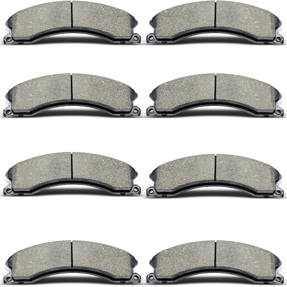 DYZJKWJW D1411 front brake pad set for Silverado reduces wheel dust.