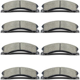 DYZJKWJW D1411 front brake pad set for Silverado reduces wheel dust.