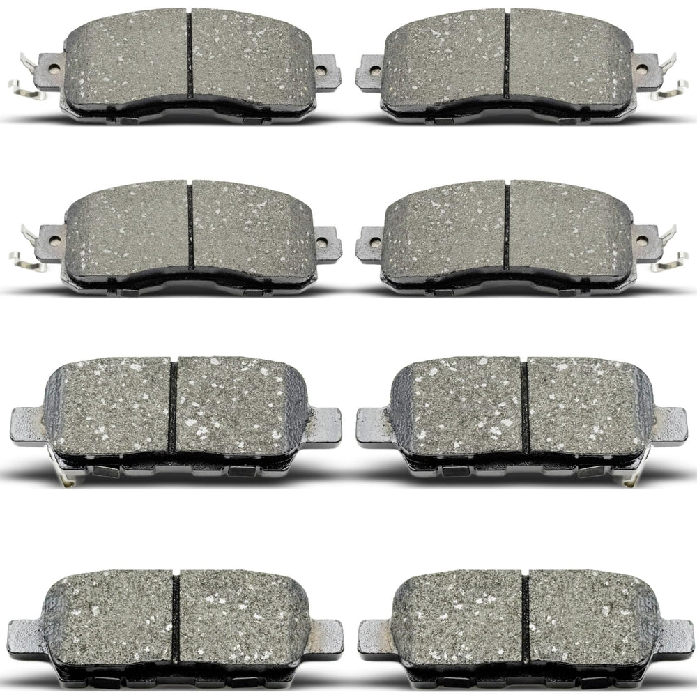 DYZJKWJW D905 D1650 front brake pads for Altima and Leaf, smooth, low-dust braking