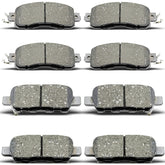 DYZJKWJW D905 D1650 front brake pads for Altima and Leaf, smooth, low-dust braking