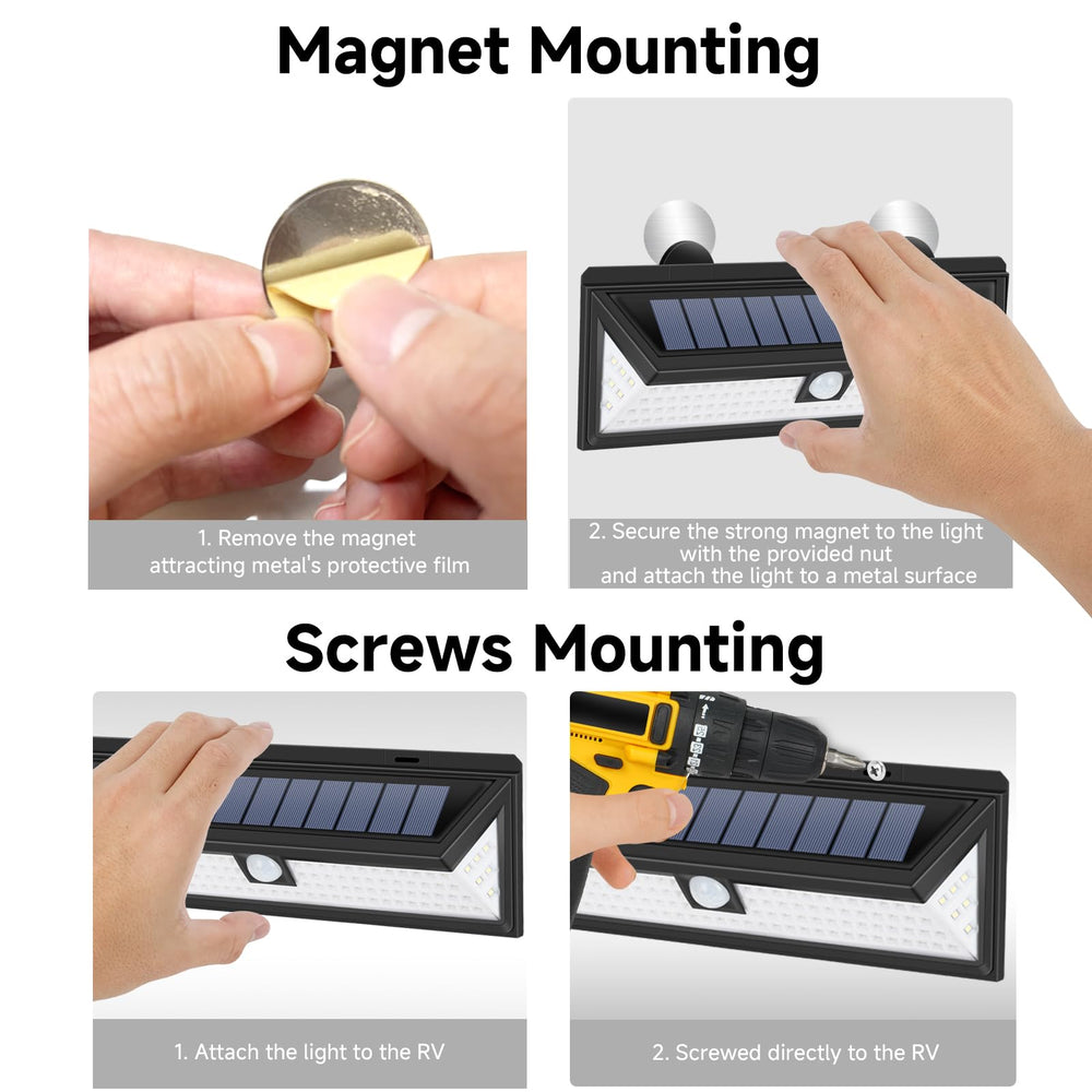 DZGKGM 2400mAh battery RV light supports longer off-grid runtimes.