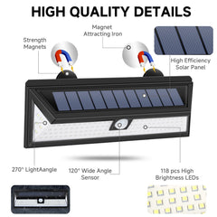 DZGKGM magnetic mount RV light on metal surface for easy no-drill installation.