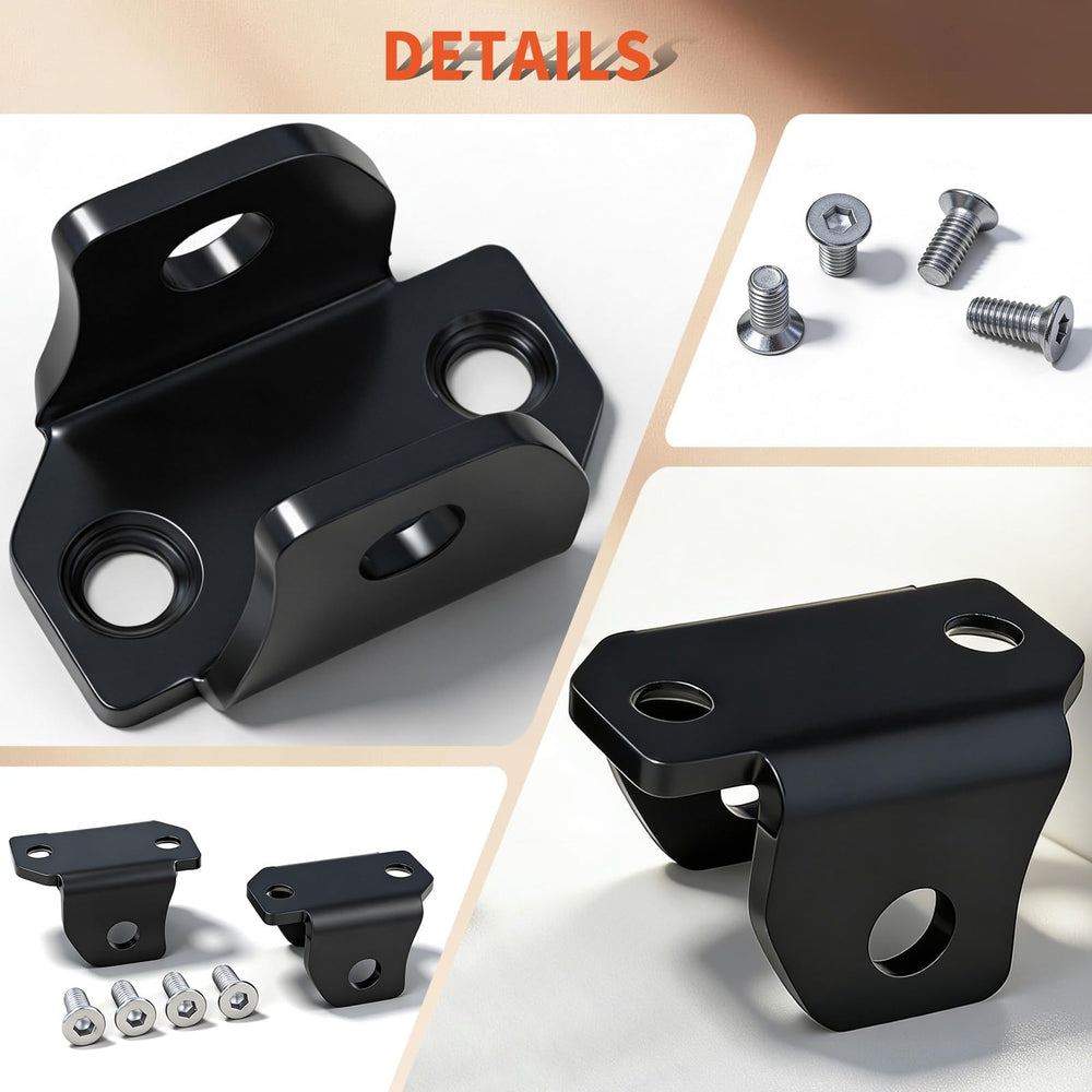 DZQPPC aluminum alloy bracket supports effortless pedal repositioning for comfortable long rides.