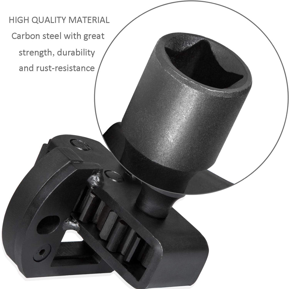E-cowlboy barring tool used with 1/2 drive for engine rotation