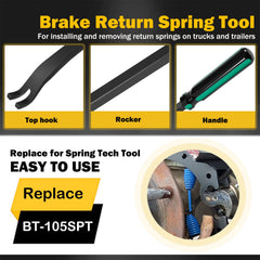 E-cowlboy BT-105SPT in-use during installation on trailer brake system.