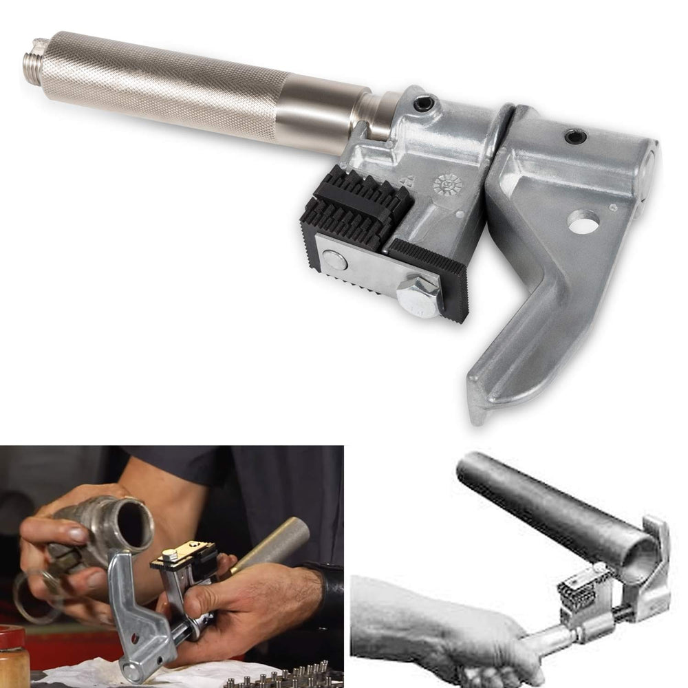 E-cowlboy die assembly closeup highlights replaceable components for versatility.