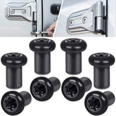 E-cowlboy door hinge nuts for Jeep Wrangler JK/JKU with durable black finish