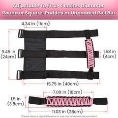 Ergonomic non-slip grip improves comfort when entering or exiting.