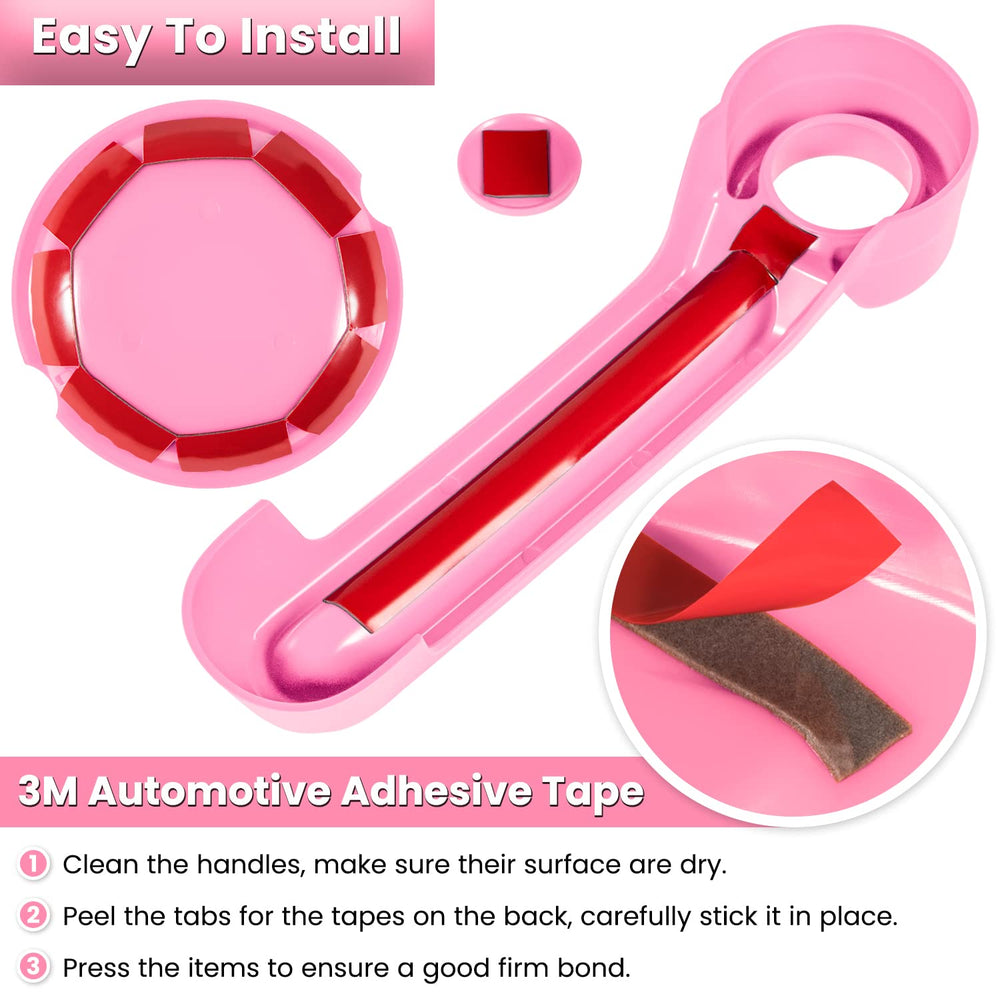 E-cowlboy jeep wrangler jk-jku tailgate handle guards pink resist wear