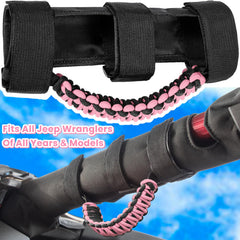 E-cowlboy paracord grip handle adds rugged comfort on rough trails.