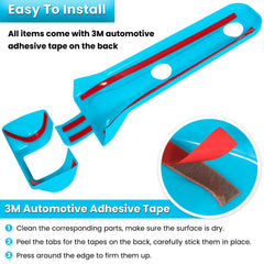 E-cowlboy side air outlet trim highlights vents and deflects scratches.