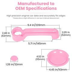E-cowlboy UV-treated guards pink resist fading from sun exposure