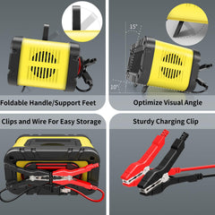 E-FAST on the road charger ready for on the go battery care.