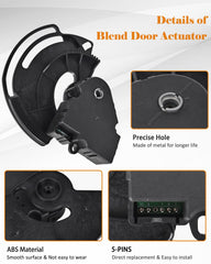 E-Shin 604-113 front view of the actuator for confident fit.