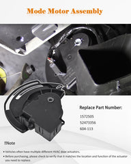 E-Shin 604-113 actuator side installation angle for straightforward swap.